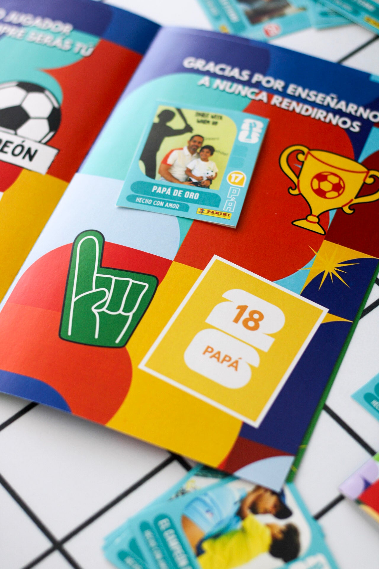 Mi Papá es una Leyenda 🏆 | Álbum de Figuritas del Mundial Personalizado