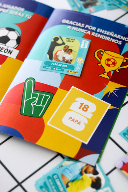Mi Papá es una Leyenda 🏆 | Álbum de Figuritas del Mundial Personalizado