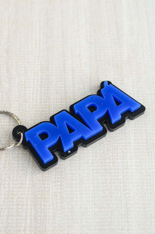 Llavero “Papá” Personalizado (Doble)