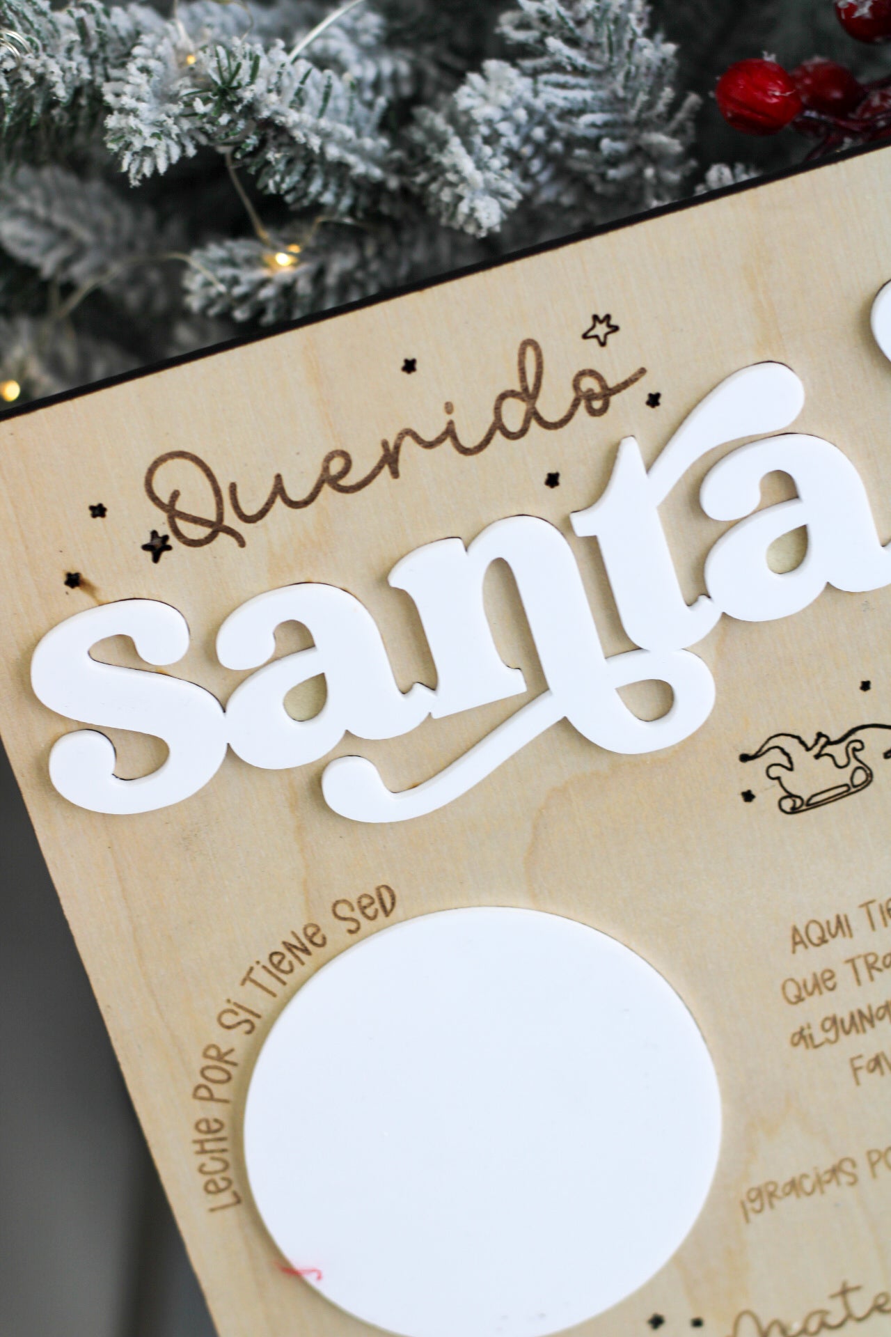 Santa’s Treats Tray - Inglés
