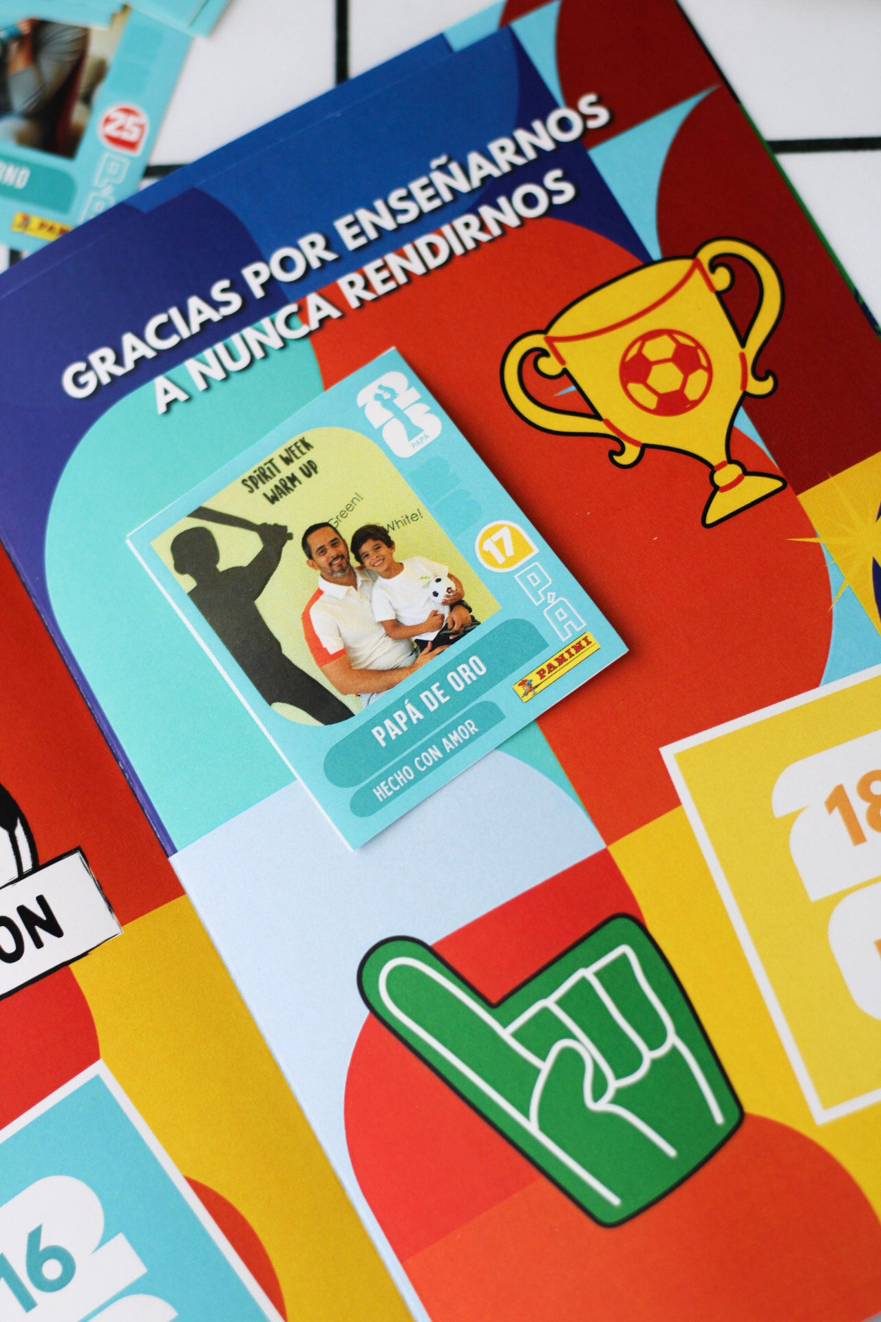 Mi Papá es una Leyenda 🏆 | Álbum de Figuritas del Mundial Personalizado