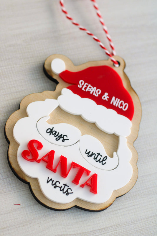 🎅 Contador de Navidad “Days Until Santa Visits”