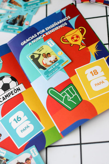 Mi Papá es una Leyenda 🏆 | Álbum de Figuritas del Mundial Personalizado