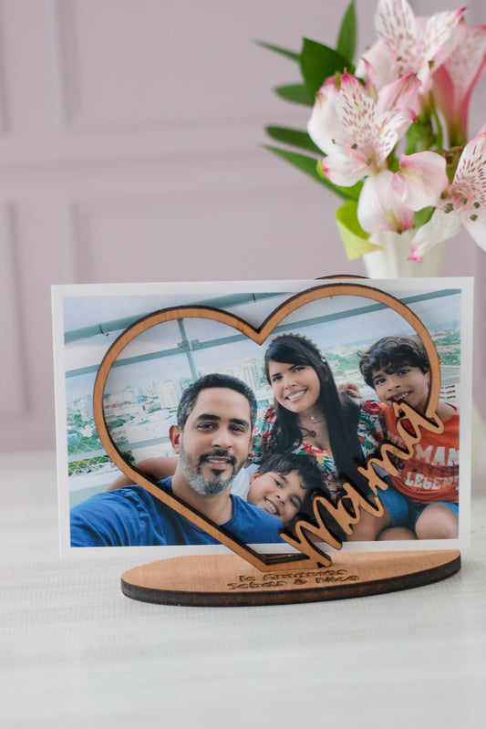 Porta Foto Corazón de Mamá