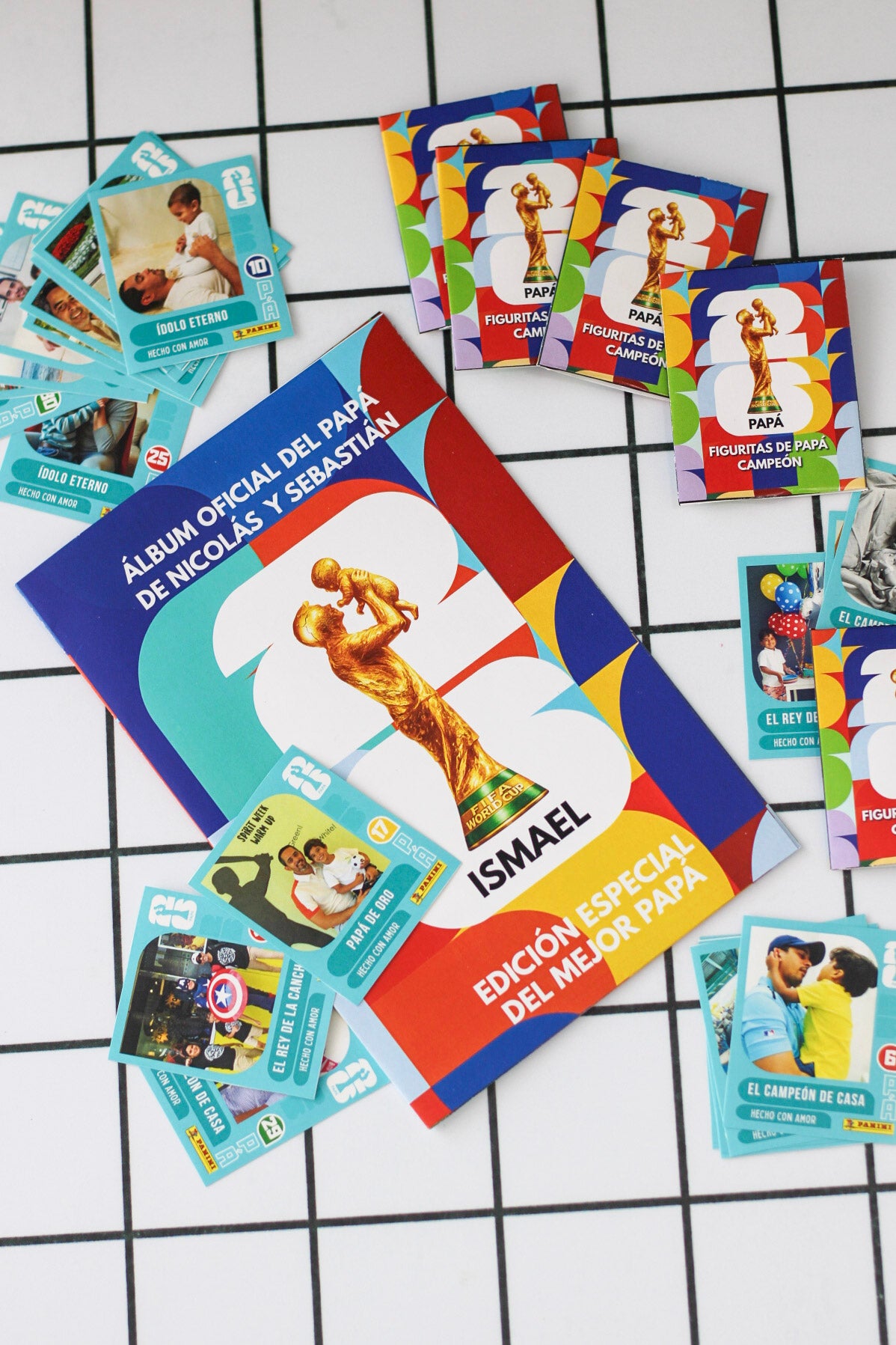 Mi Papá es una Leyenda 🏆 | Álbum de Figuritas del Mundial Personalizado