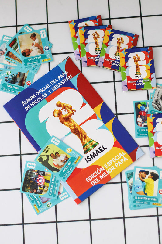 Mi Papá es una Leyenda 🏆 | Álbum de Figuritas del Mundial Personalizado