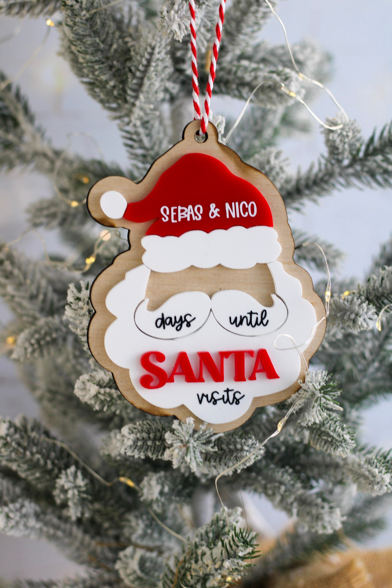 🎅 Contador de Navidad “Days Until Santa Visits”