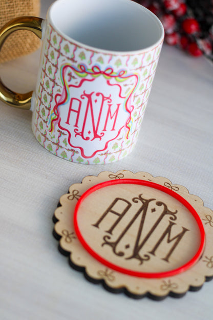 Festive Ribbons Mug - Full Gift Set