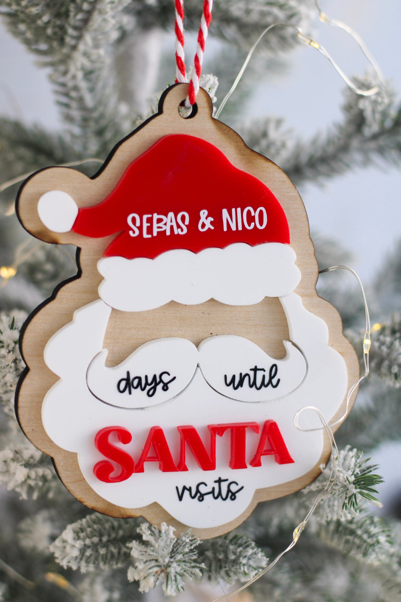 🎅 Contador de Navidad “Days Until Santa Visits”