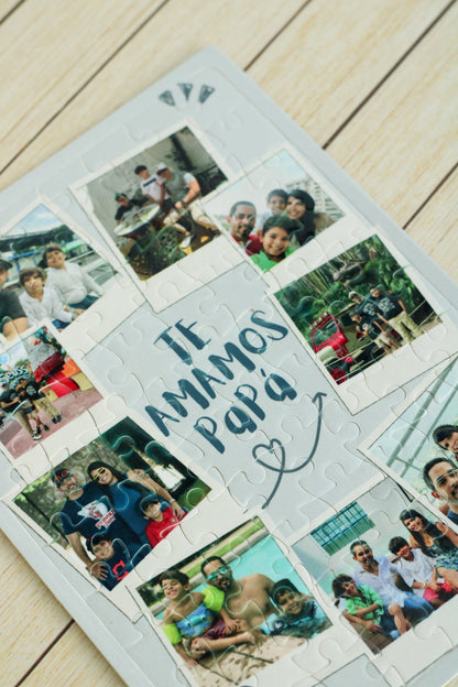 Rompecabezas Personalizado “Te Amamos, Papá”