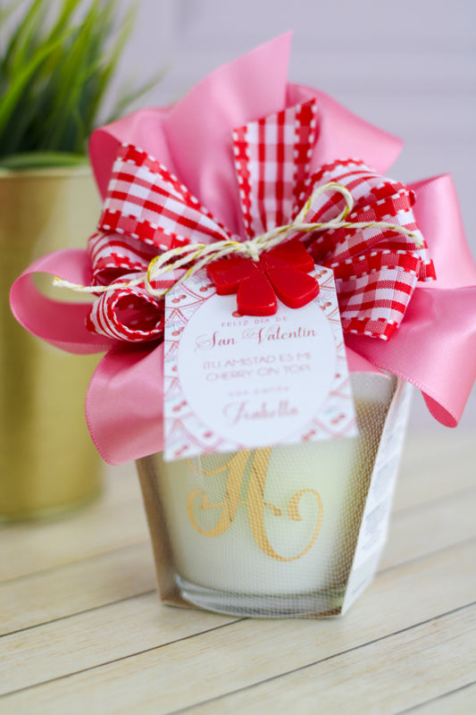 Luce di Vita - Vela Personalizada Cherry, Dear 🍒