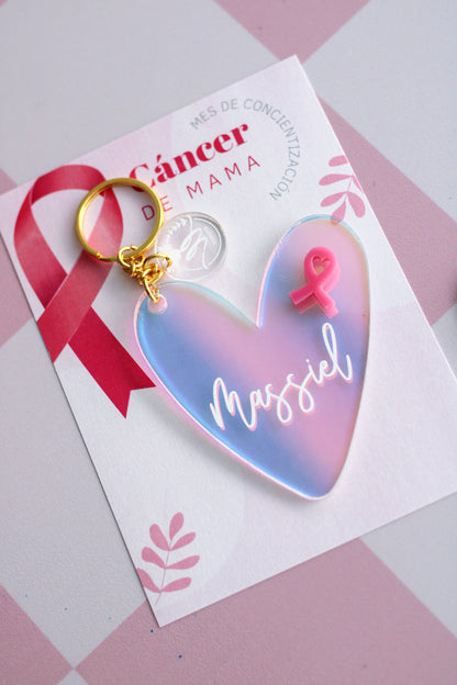 Llavero "Heart contra el Cancer"