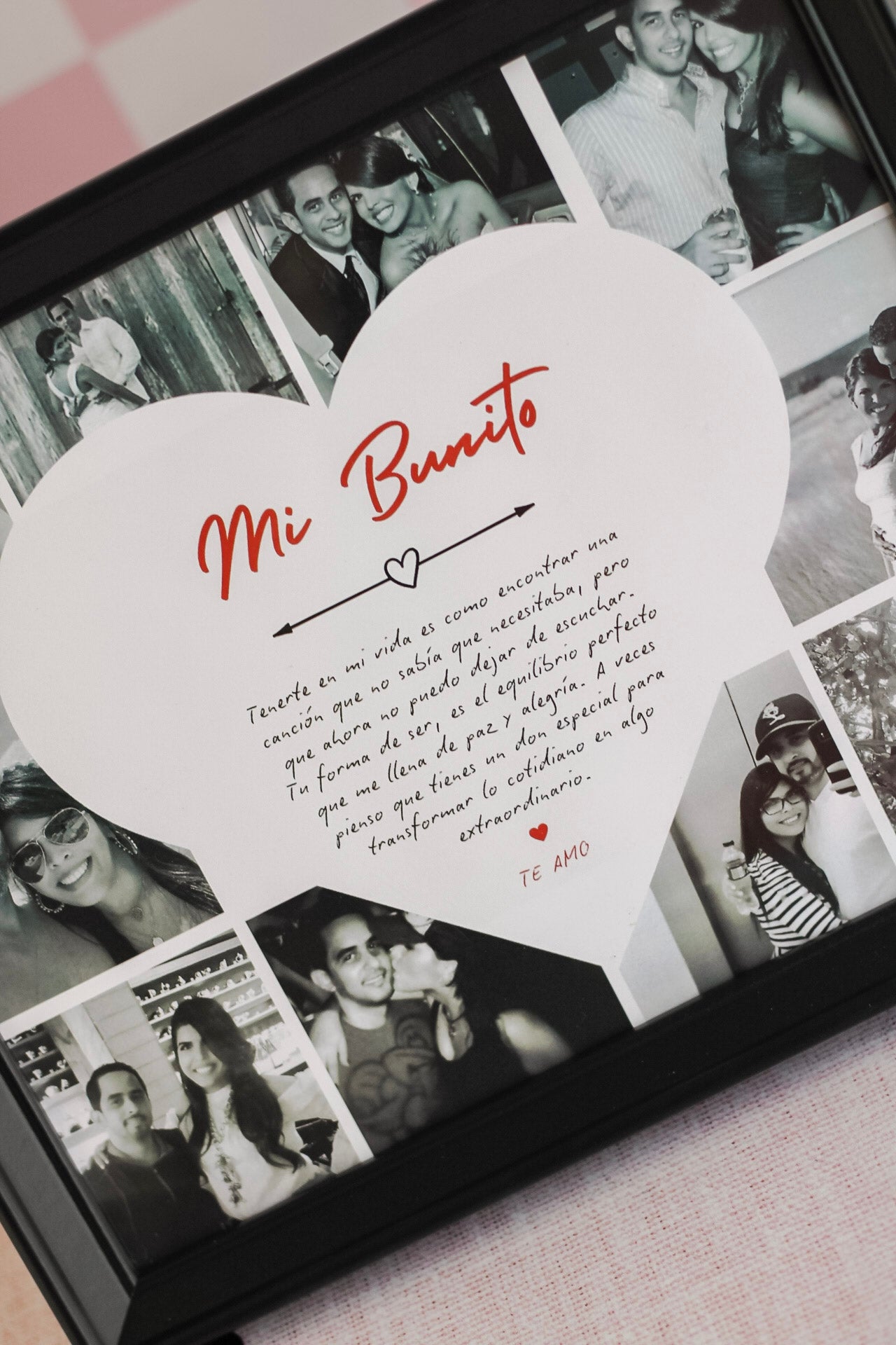 Cuadro Personalizado Collage de Nuestro Amor