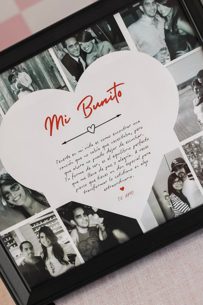 Cuadro Personalizado Collage de Nuestro Amor