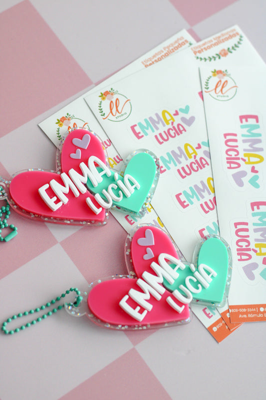 BACK TO SCHOOL Deluxe Set - Twin Hearts