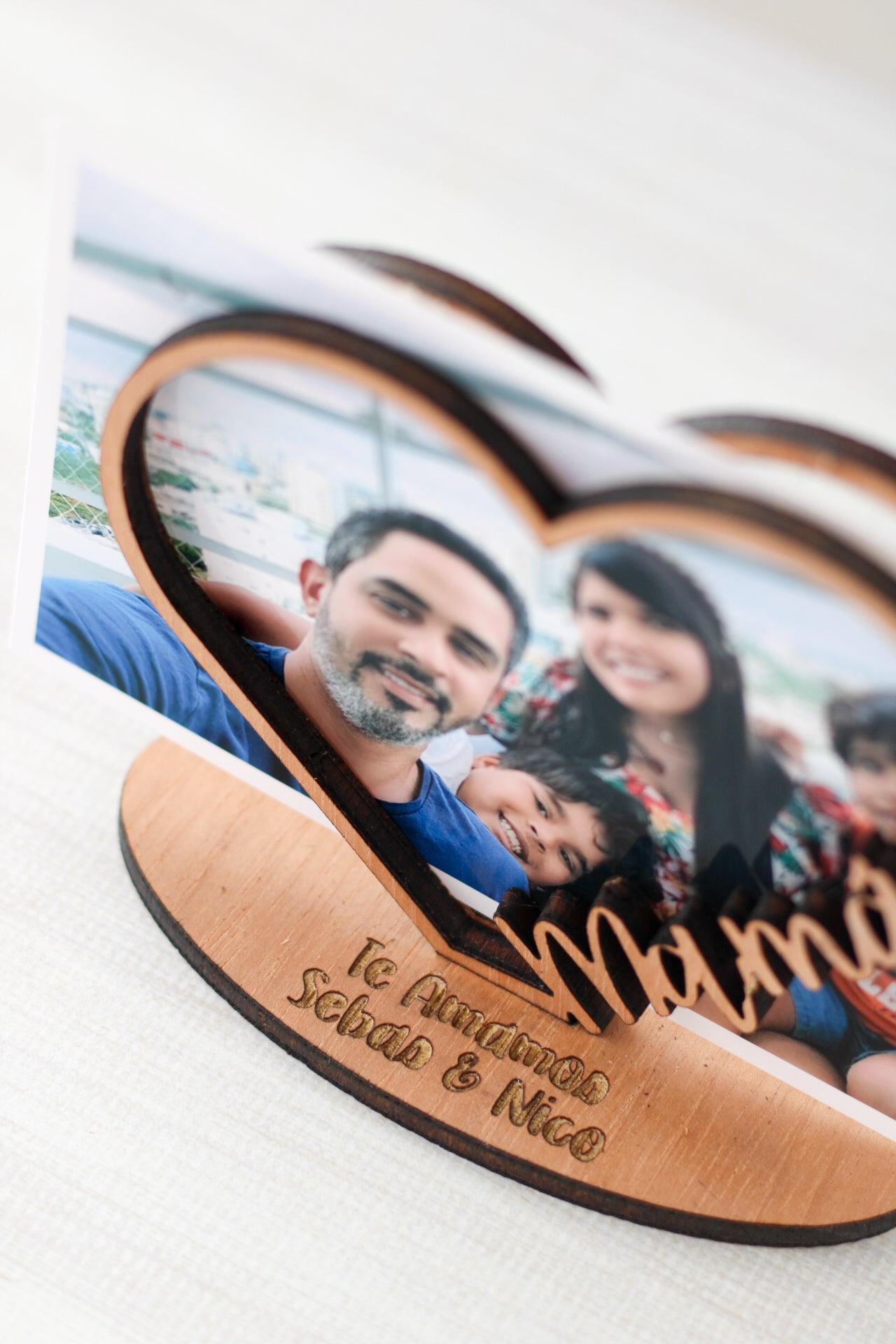 Porta Foto Corazón de Mamá