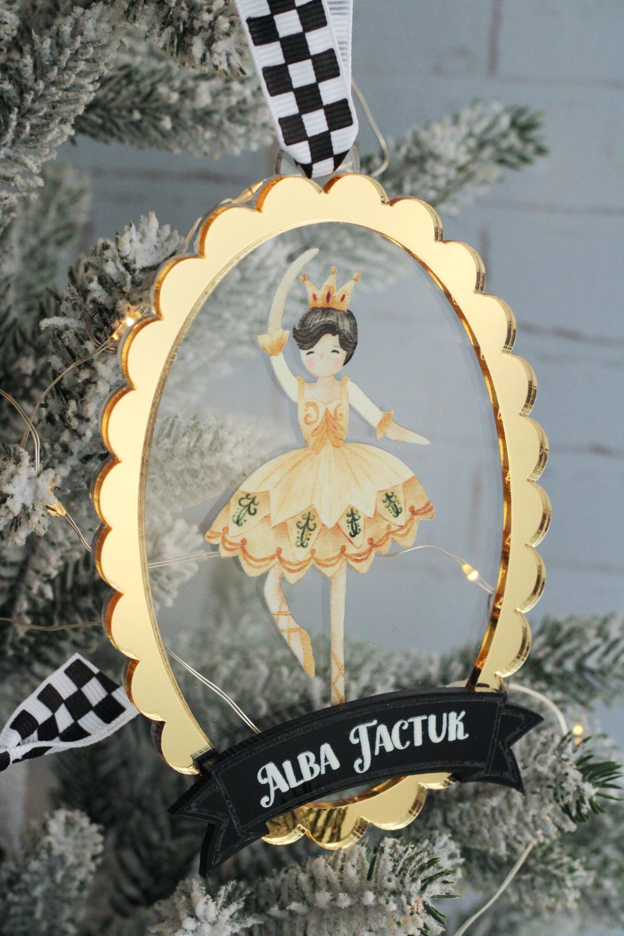 Ornamento Navideño "Nutcracker Dreams" - Black Elegance