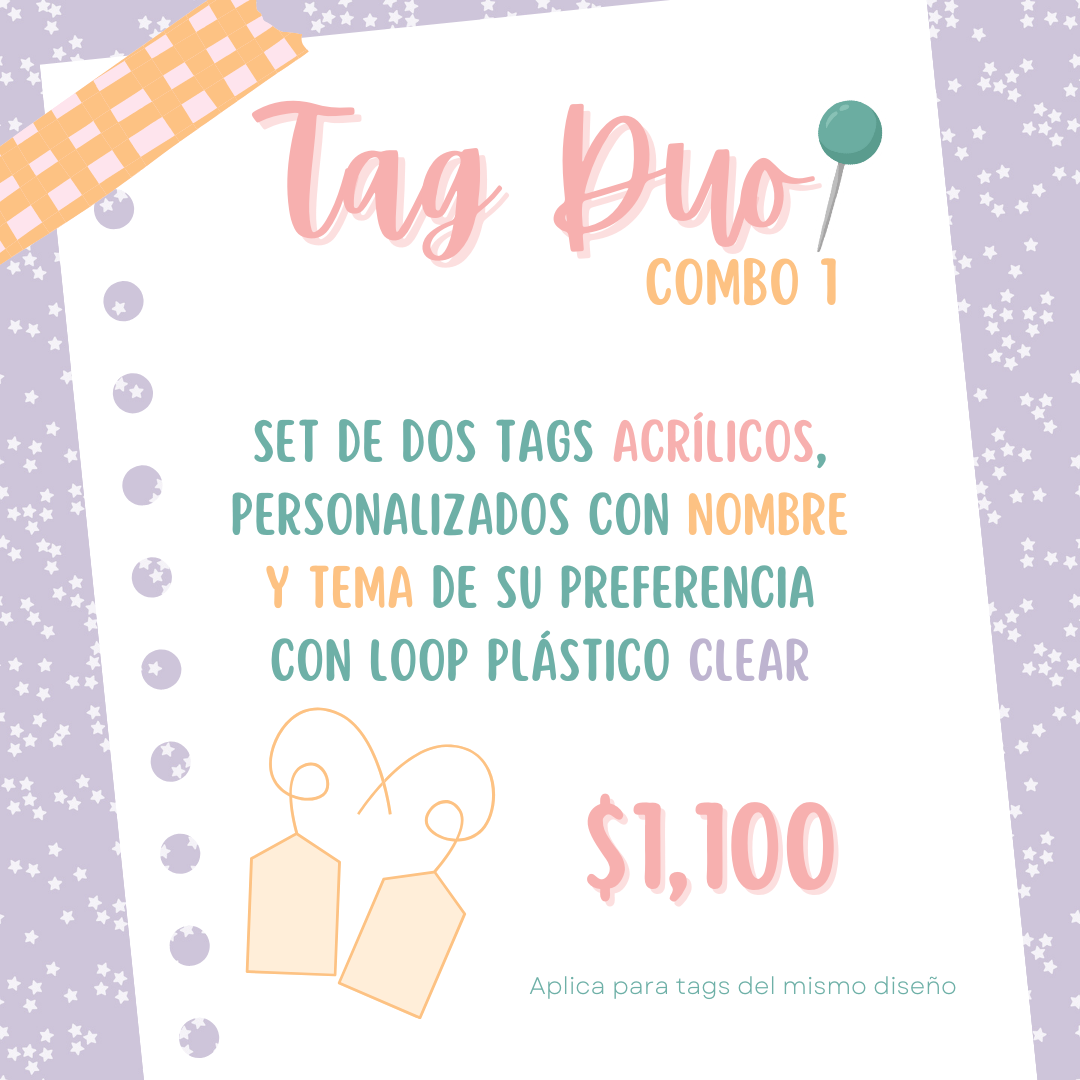 BACK TO SCHOOL - Tag Duo (Combo 1)