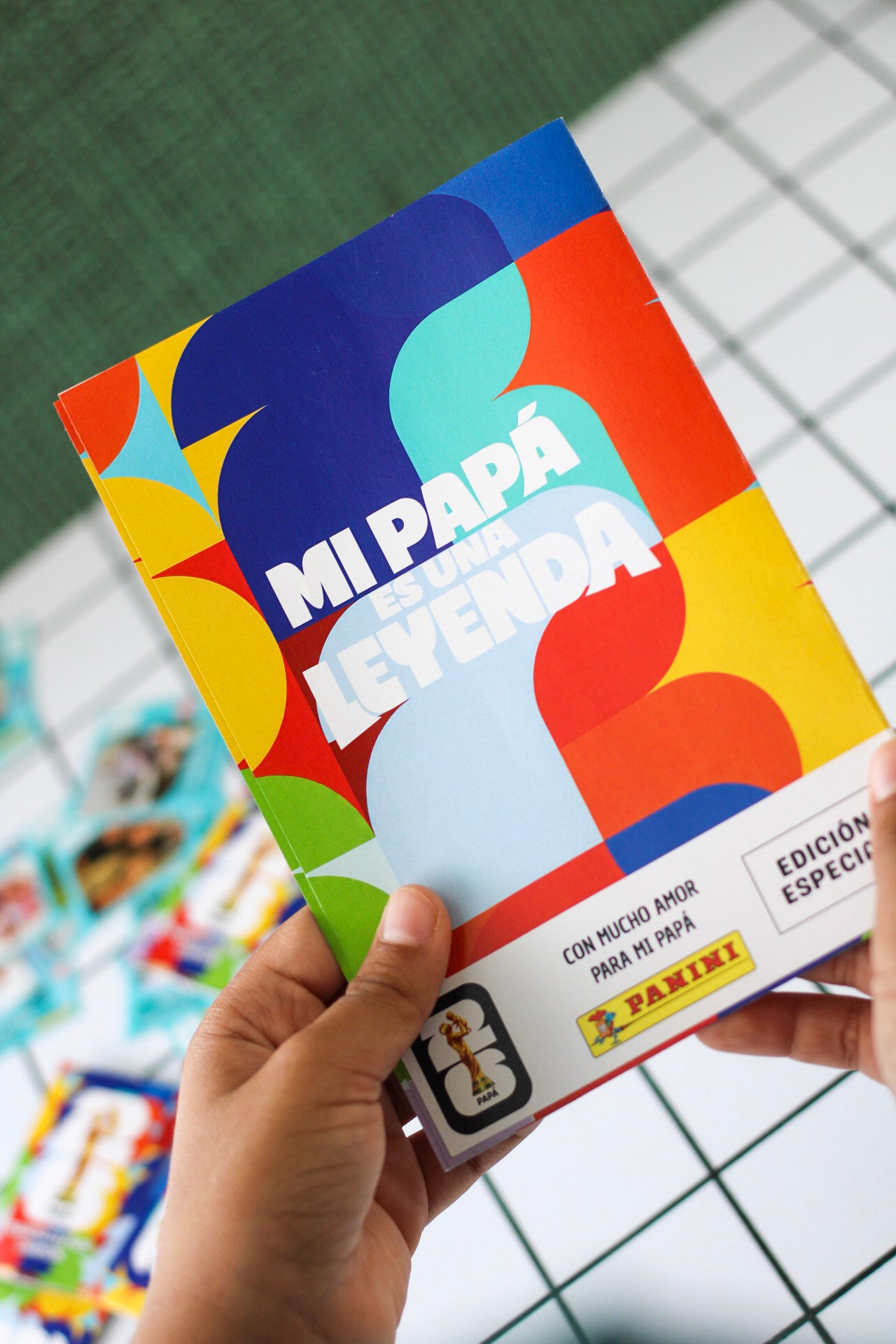 Mi Papá es una Leyenda 🏆 | Álbum de Figuritas del Mundial Personalizado