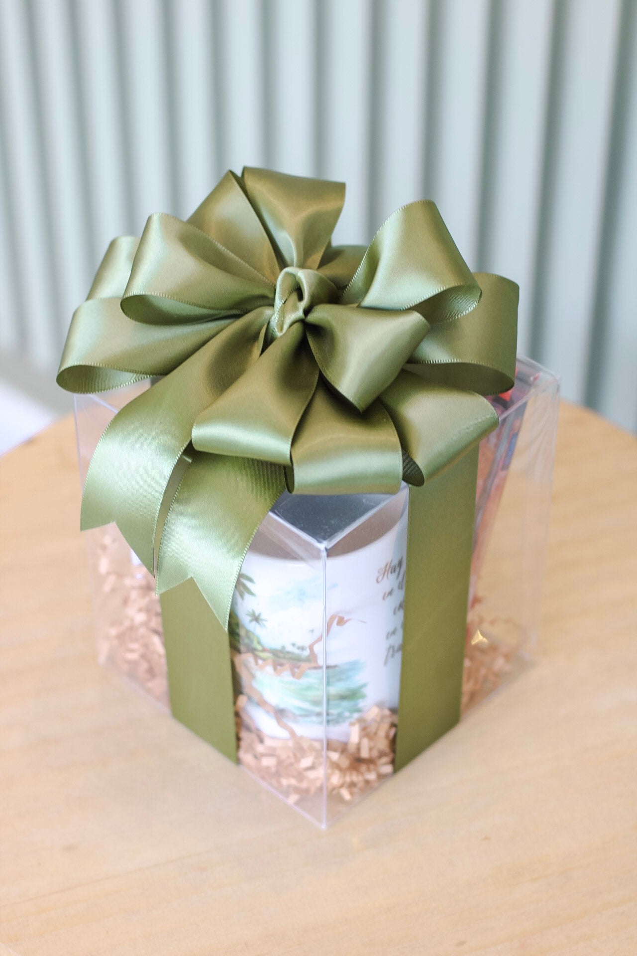 Envoltura de Regalo de Taza (Caja de Acetato)