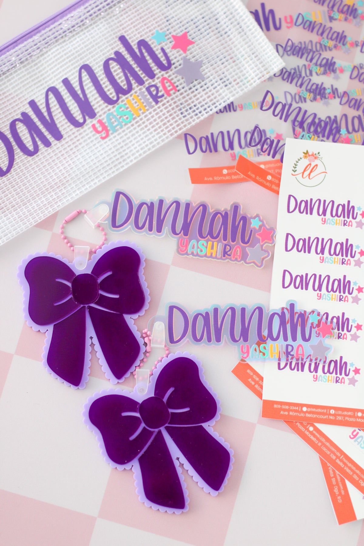 BACK TO SCHOOL Deluxe Set - Violette Bow