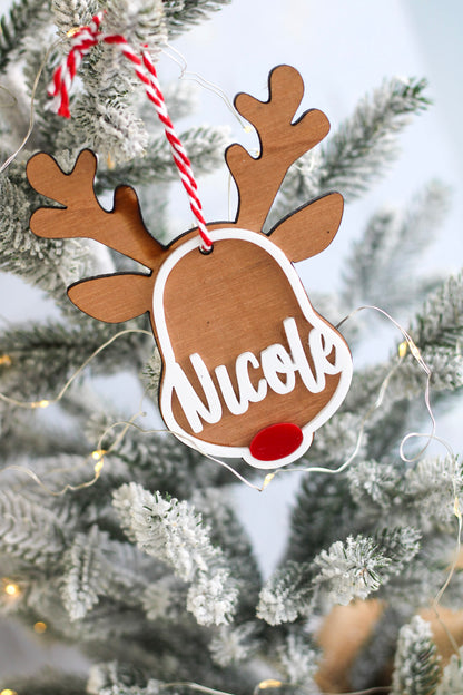 Ornamento Navideño Happy Rudolph