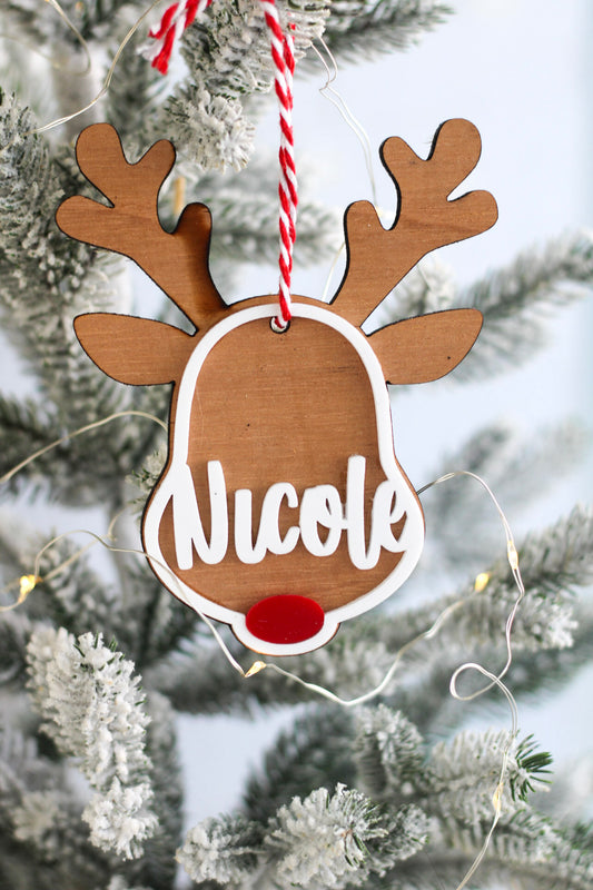 Ornamento Navideño Happy Rudolph