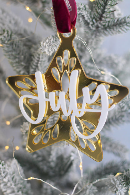 Ornamento de Navidad  Shinning Star