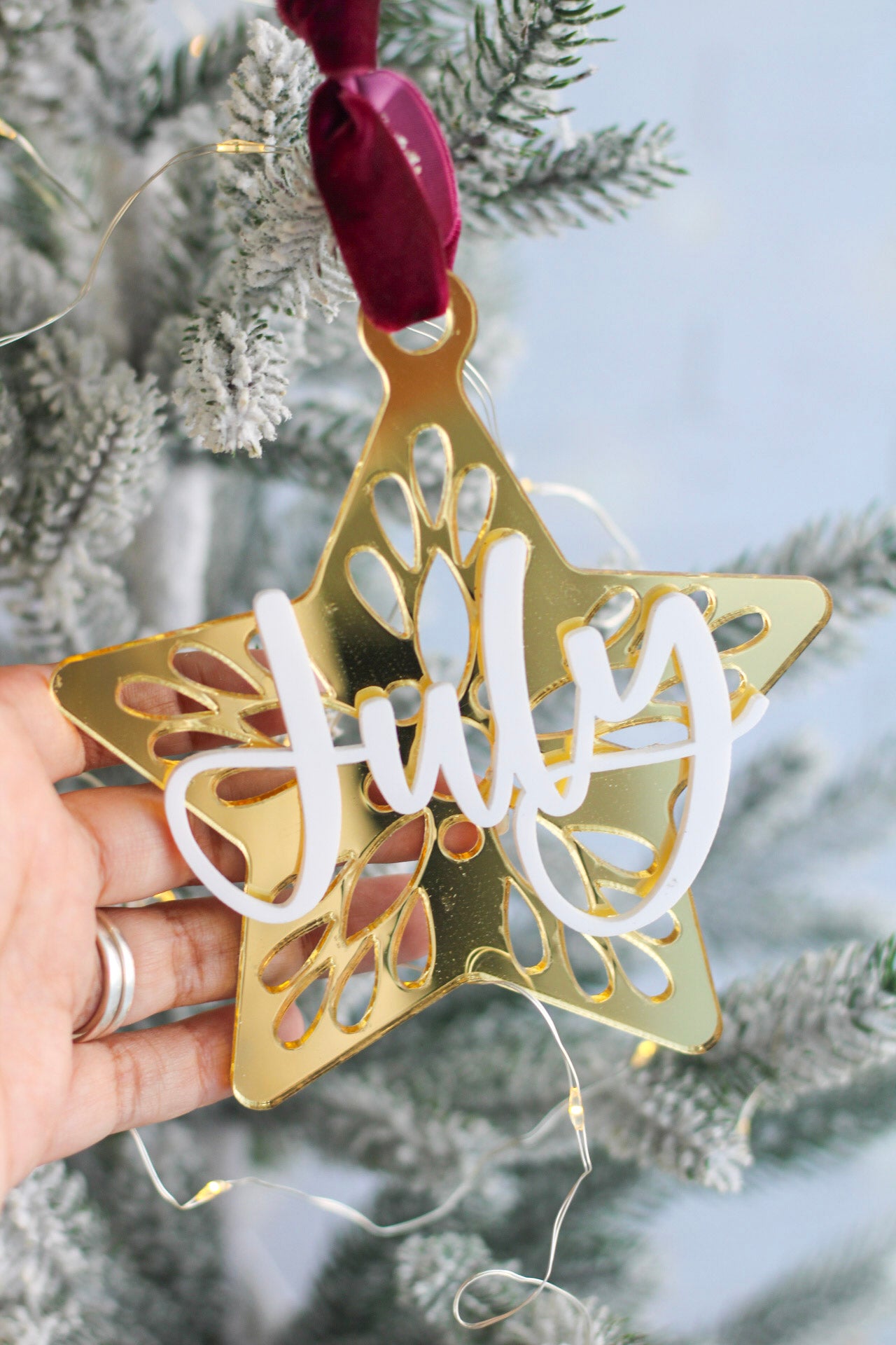 Ornamento de Navidad  Shinning Star