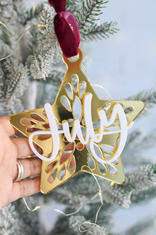 Ornamento de Navidad  Shinning Star