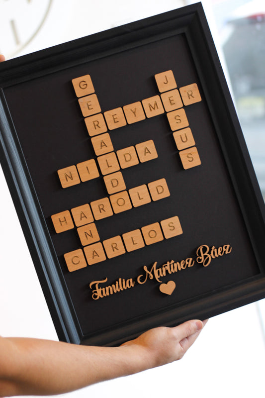 Cuadro “Family Scrabble”