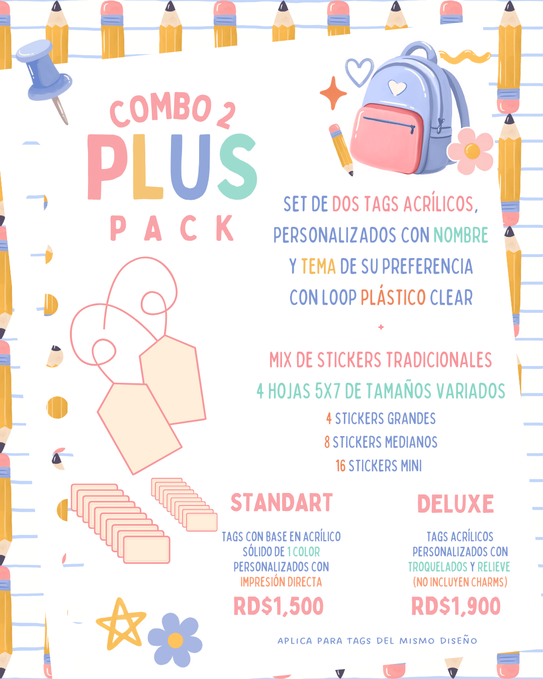 BACK TO SCHOOL - Combo 2: Plus Pack