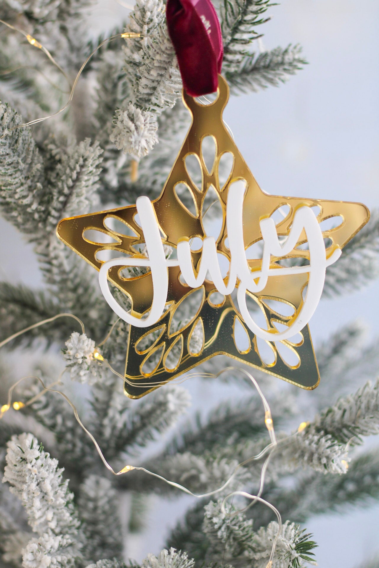 Ornamento de Navidad  Shinning Star