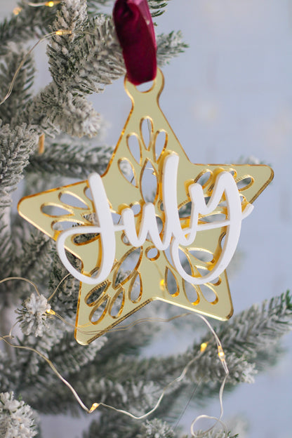 Ornamento de Navidad  Shinning Star