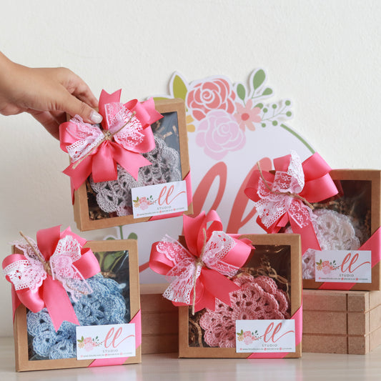 Encanto Tejido – Set de Doilies Artesanales