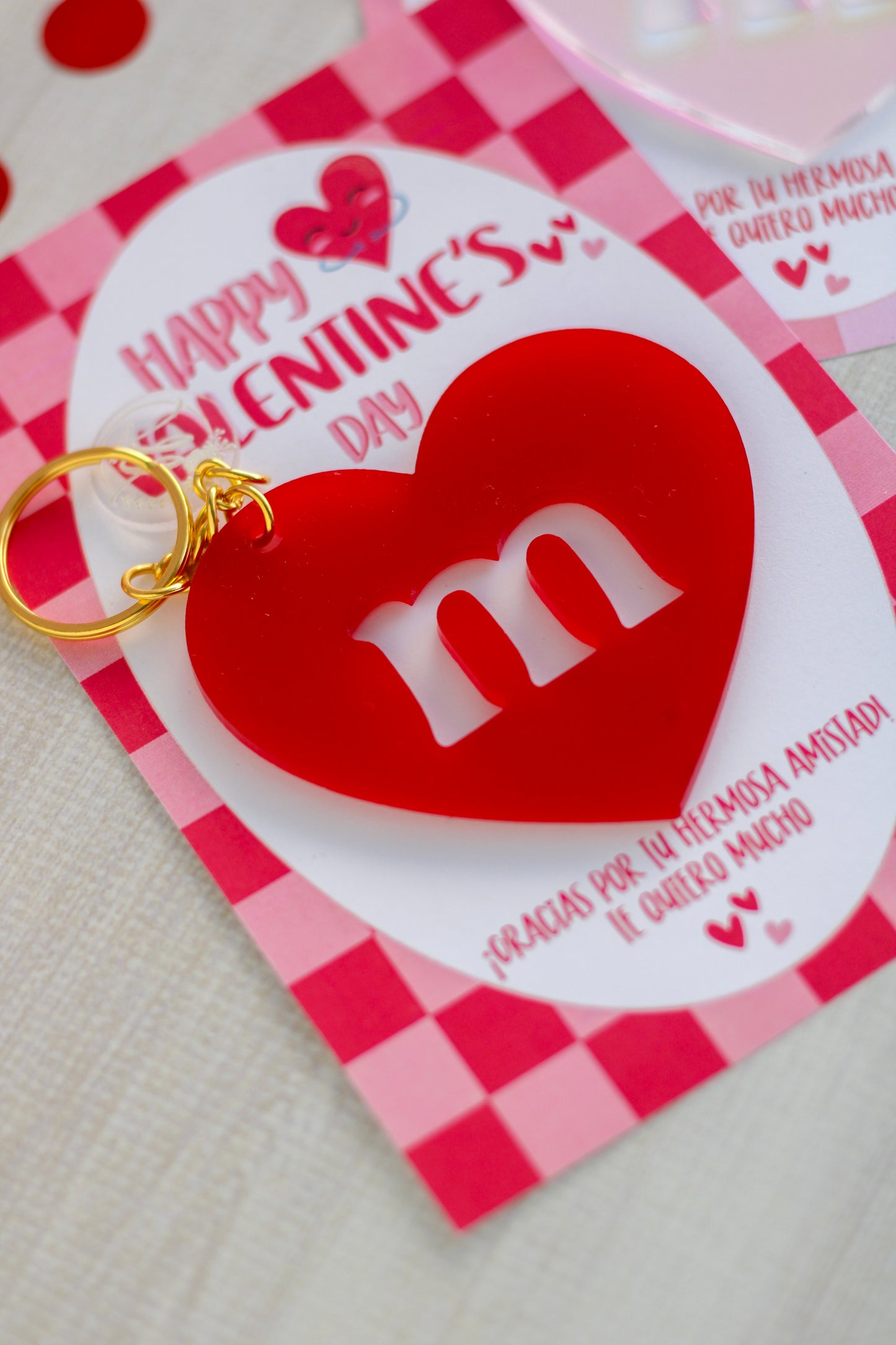 Llavero Heart-U Letter