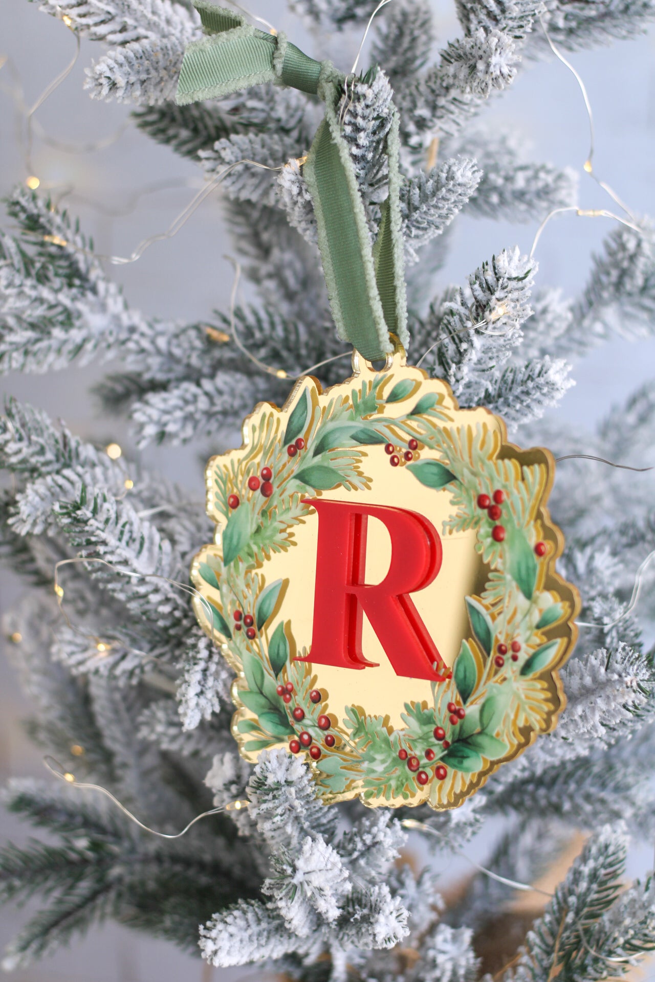 Ornamento Forest Wreath Golden