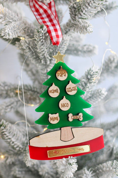 Ornamento Navideño - Family Dome