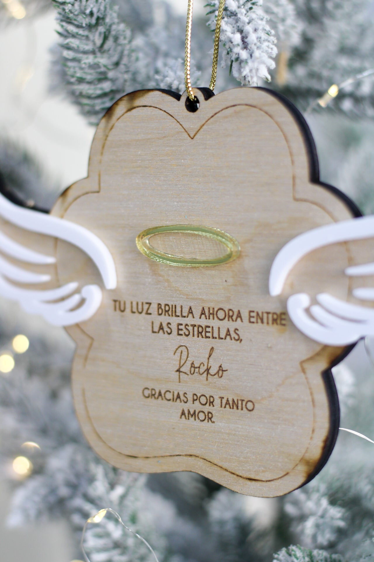 Ornamento “Alitas de Luz” - Doggy Edition