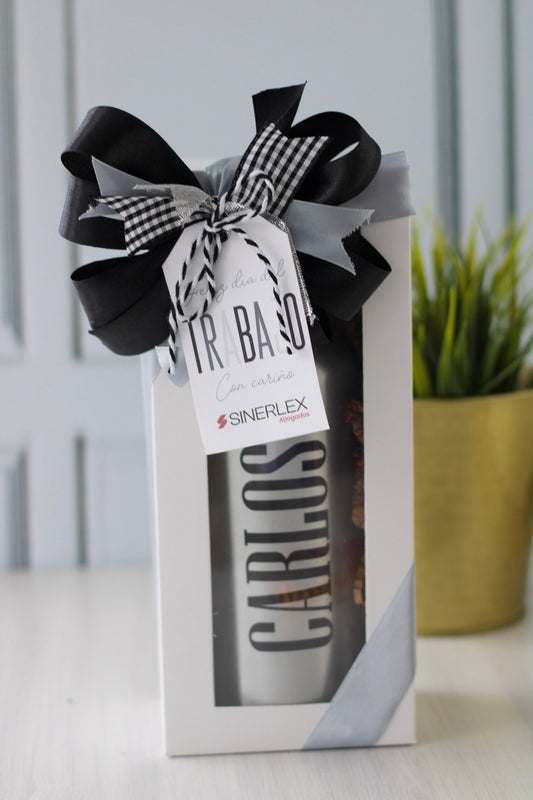 Gift Set - Metallic Water Bottle | Ed. Día del Trabajo