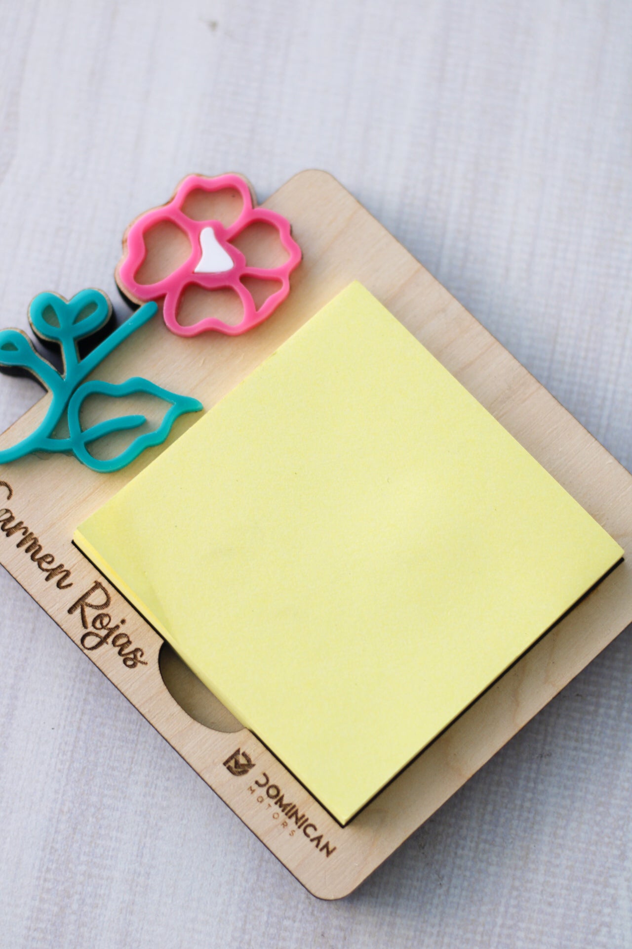 Porta Post-It Personalizado - Flower Dreams