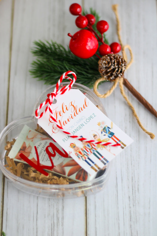 Acrylic Heart Gift Set - Christmas Edition