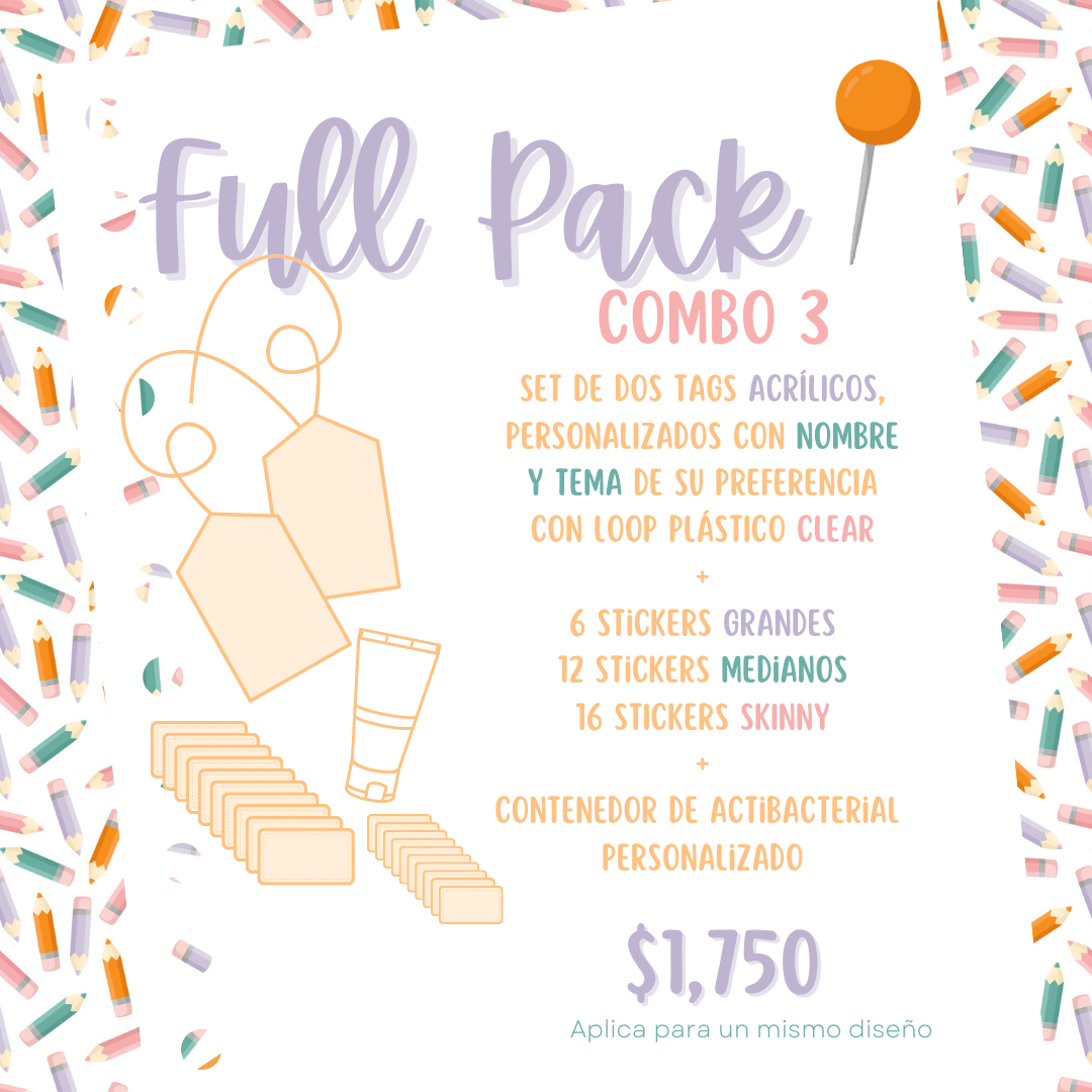 BACK TO SCHOOL - Full Pack (Combo 3)
