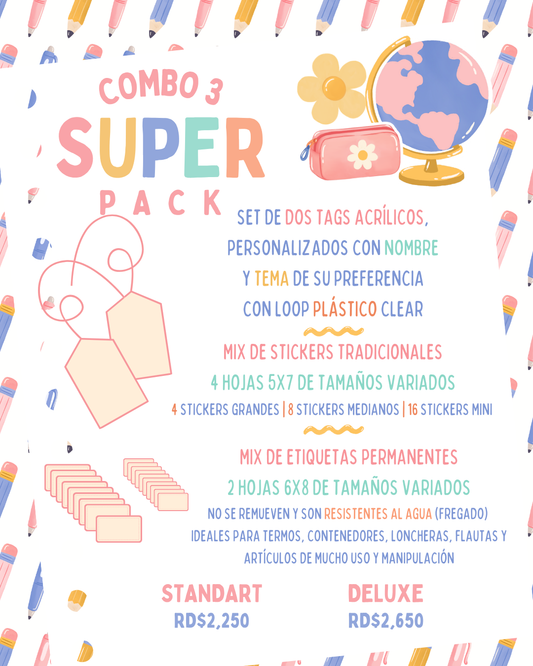 Combo 3 Super Pack Back to School - LL Studio