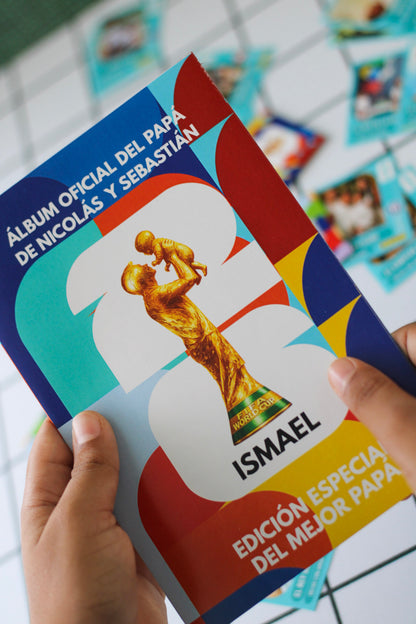 Mi Papá es una Leyenda 🏆 | Álbum de Figuritas del Mundial Personalizado