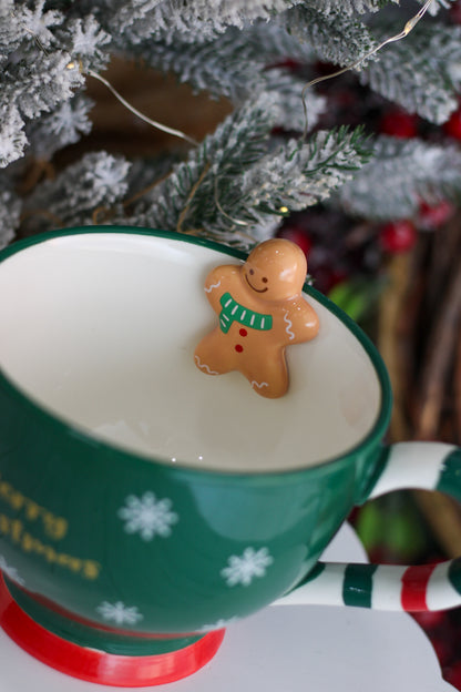 Merry Christmas Gingerbread Cookie Mug