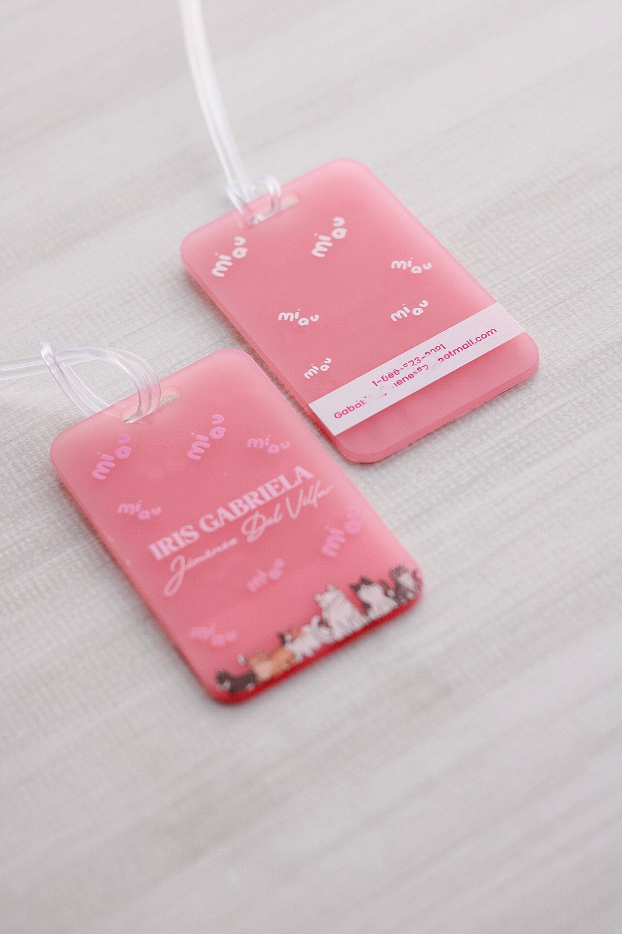 Tags de Maleta (Set de 2) -  Kitty Cat
