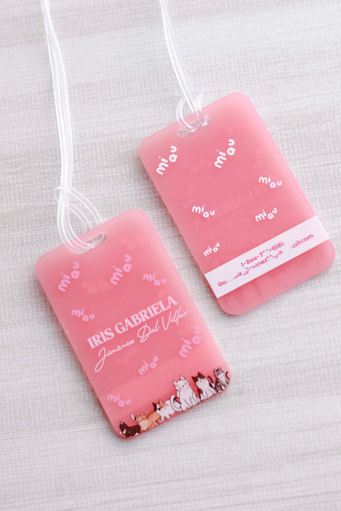Tags de Maleta (Set de 2) -  Kitty Cat