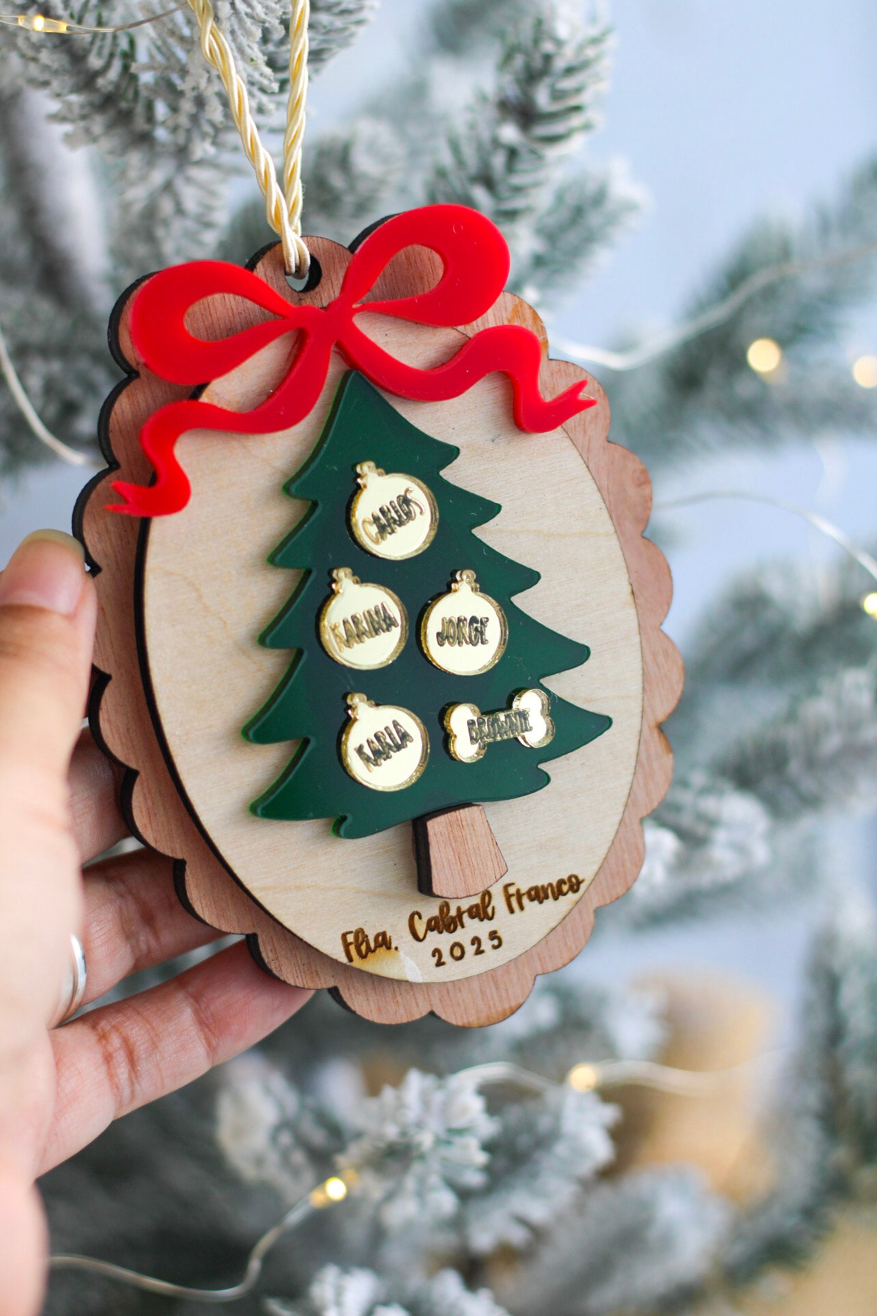 Ornamento Familiar - Under the Tree