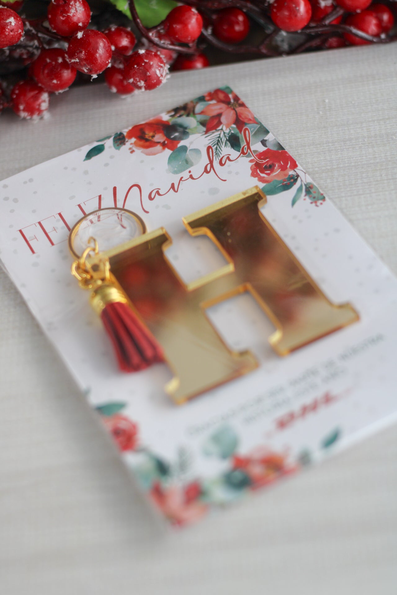 Christmas Garden  | Llavero de Inicial Gift Set